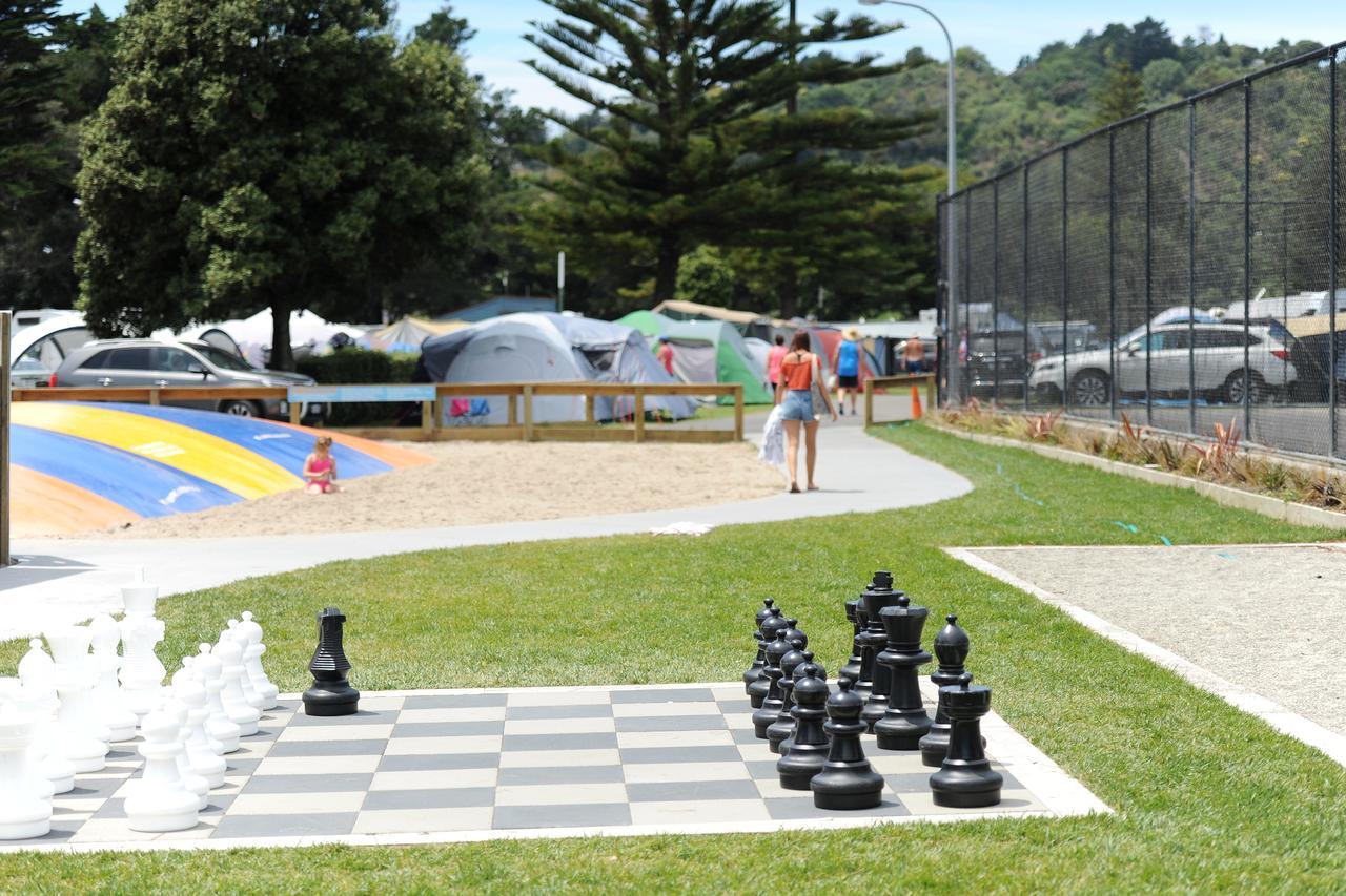 גיסבורן Waikanae Beach Top 10 Holiday Park מראה חיצוני תמונה
