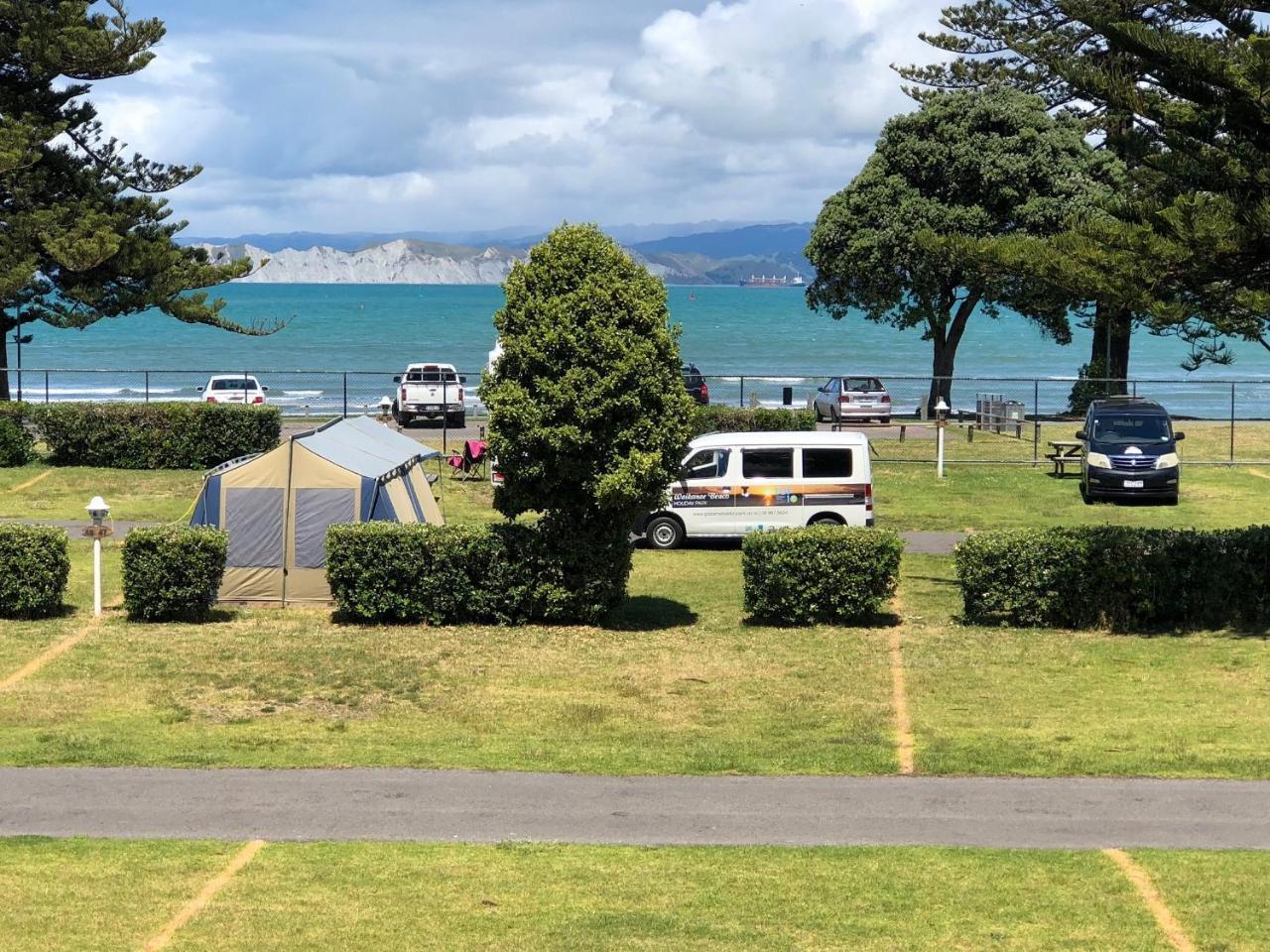 גיסבורן Waikanae Beach Top 10 Holiday Park מראה חיצוני תמונה